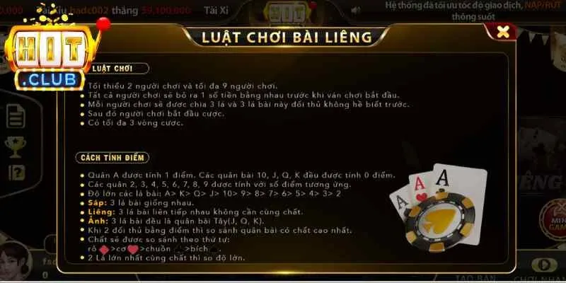 Chơi game đánh bài liêng cùng hướng dẫn quy trình